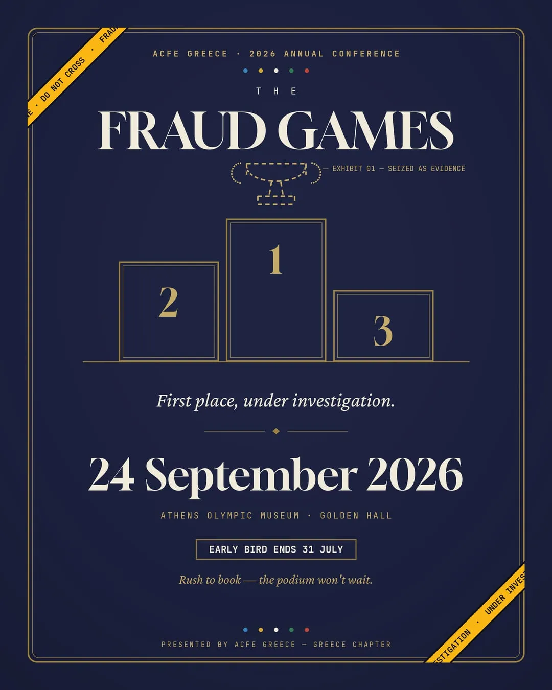 Podium poster: First place, under investigation