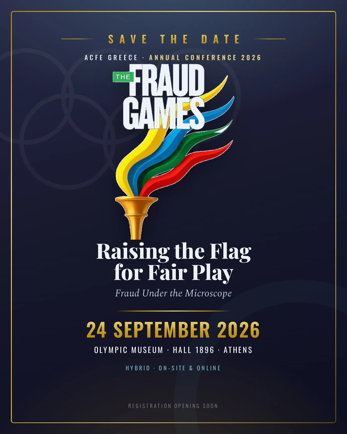 Save the date: Raising the Flag for Fair Play, 24 September 2026